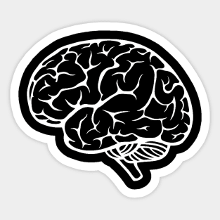 Brain Outline Sticker